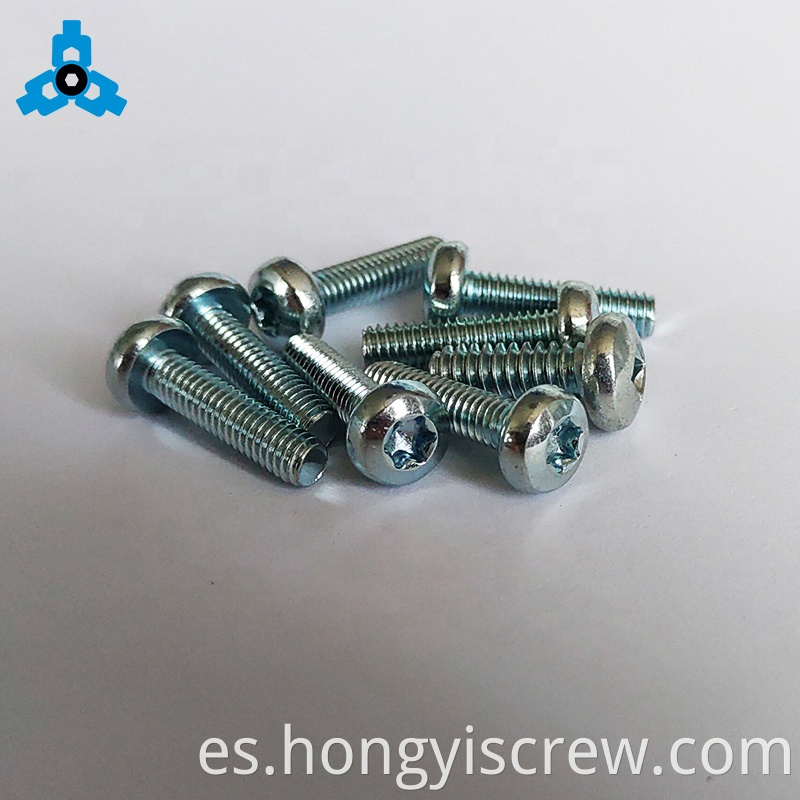 ISO14583 Hexagon Hexagon Socket Cabeza plana Máquina de acero de carbono Tornillos Torx Soporte de stock OEM